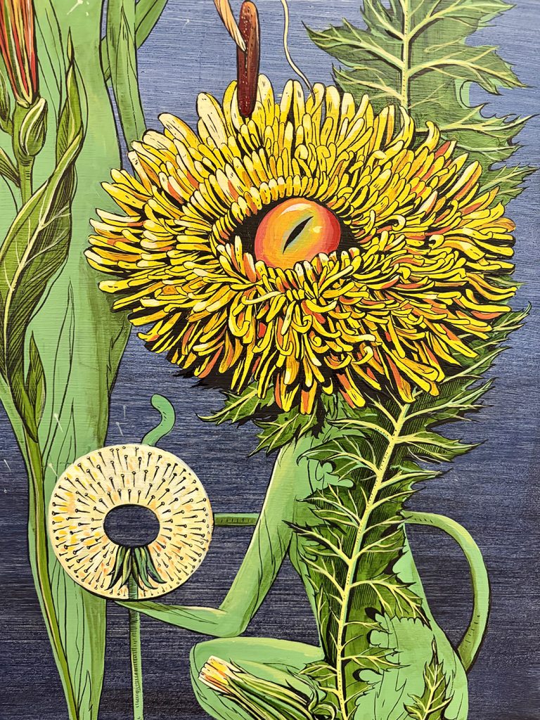 You Can Learn a lot of Things from the Flowers (detail)